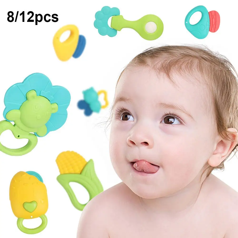 8/12 шт. детская Развивающая игрушка фрукты|Интерактивные игрушки для малышей| |