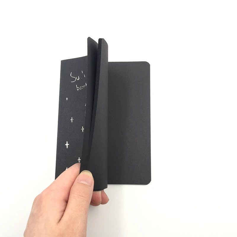

1 Notebook Diary Black Paper Notepad 16K 56K Sketch Graffiti Notebook for Drawing Painting Office School Stationery Gifts