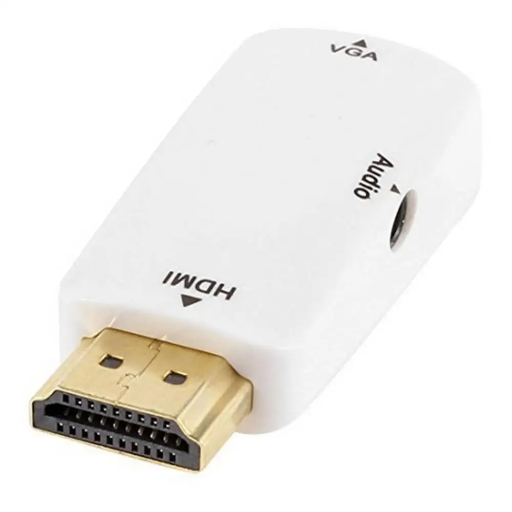 

HD 1080P to VGA Adapter With Audio Cable For PC X-box Projector Audio Converter Digital Signal into VGA Analog Signal