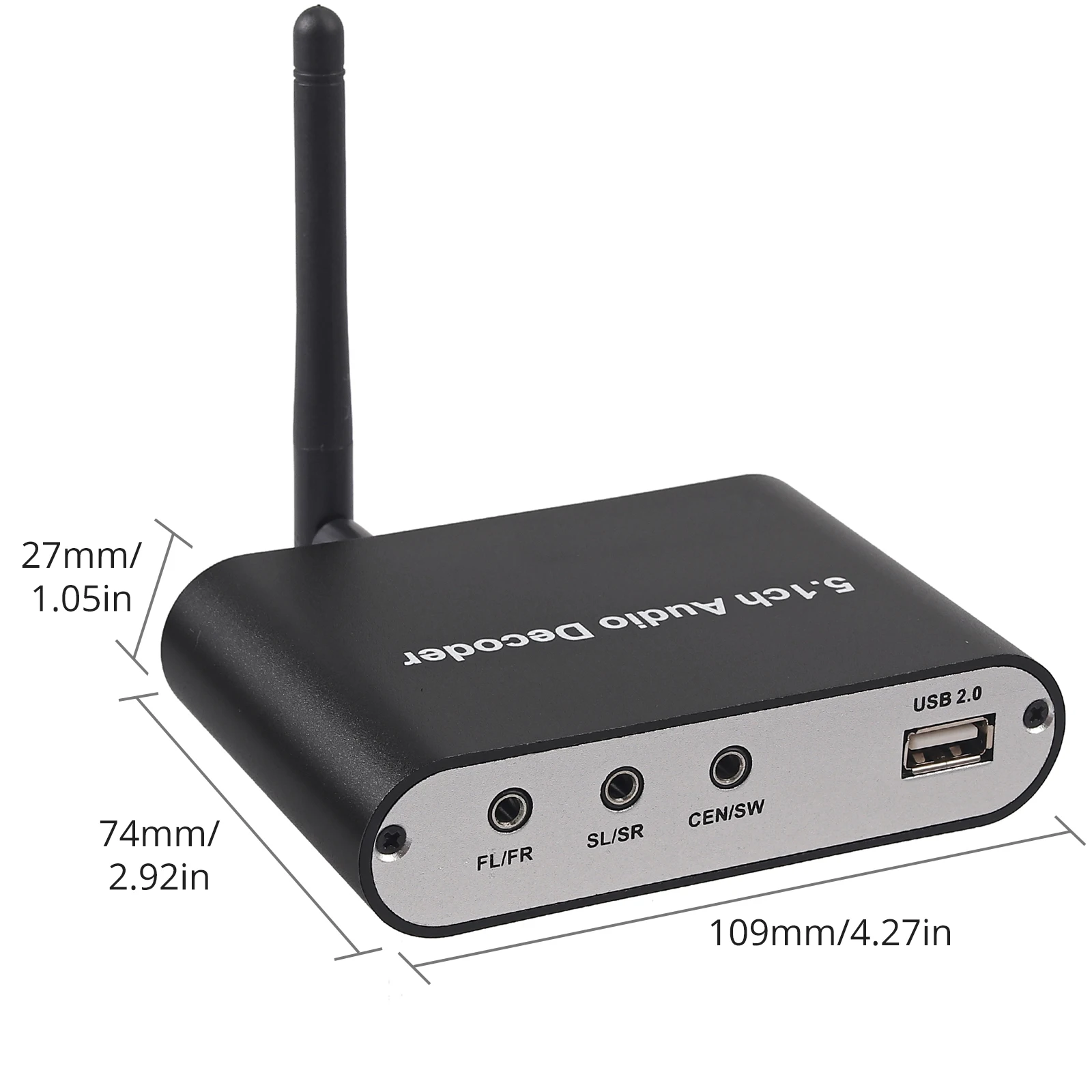 Prozor DA615BT-B 5.1CH Bluetooth-совместимый аудио декодер беспроводной DAC приемник оптический