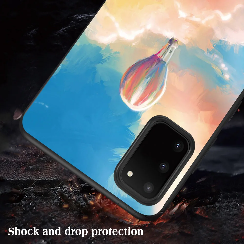 

Flower Clouds Phone Case for Samsung A51 A71 A50 A12 A52 A70 A20 A72 S21 S20 S10 S9 Ultra Puls Note 20 10 Plus Soft Cases Cover