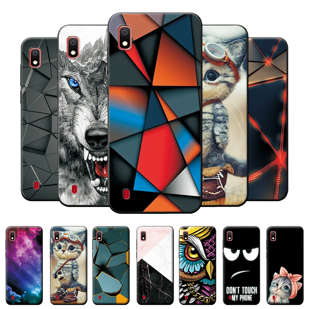 Чехол силиконовый для Samsung Galaxy A10 защитные чехлы из ТПУ телефона A 10 6 2 дюйма