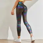 Леггинсы женские NORMOV, бесшовные, блестящие, с высокой талией