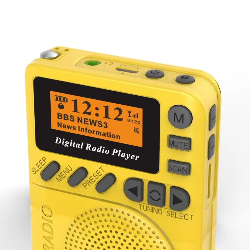 P9 Мини Ультратонкий карманный DAB цифровой радиоприемник FM демодулятор