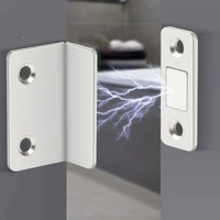 strong magnetic steel catch latch ultra thin for door cabinet cupboard closer suction door touch home hardware accessories