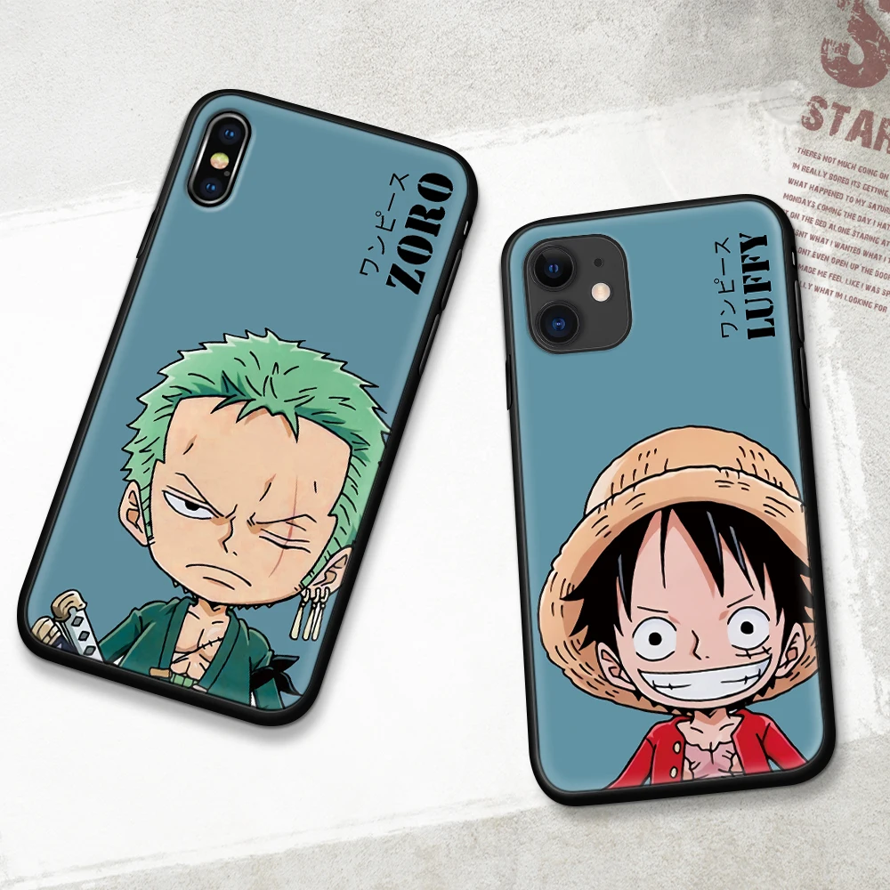 Чехол для iphone xr с японским аниме Луффи Зоро чехол телефона 11 Pro X XS Max XR 6 6s 7 8 Plus se2