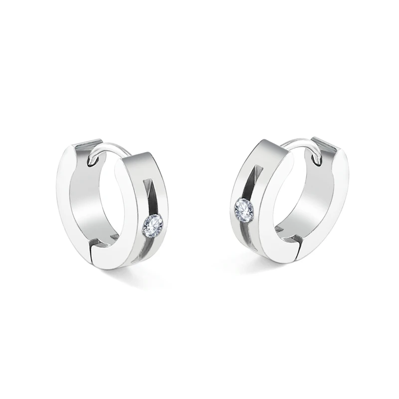 Мужские большие круглые серьги Крючки с цирконом 2020 мини кольца для женщин из