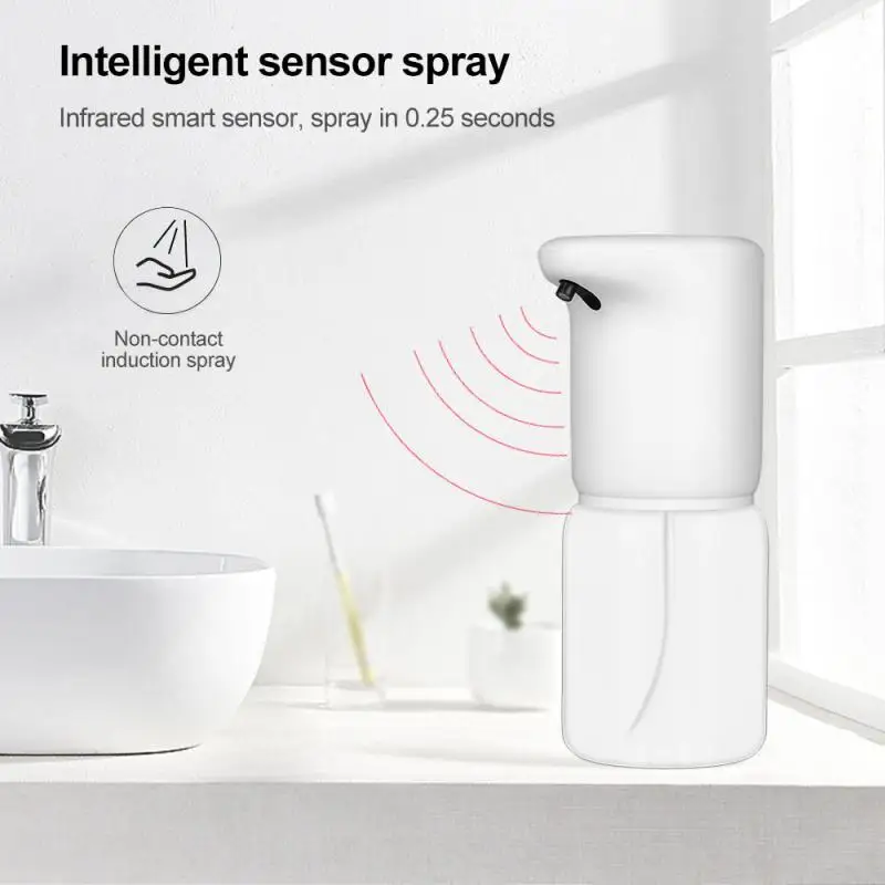 

Intelligent Automatic Liquid Soap Dispenser Induction Foaming Hand Washing Device Infrared Sensor USB Rechargeable Bath Tools
