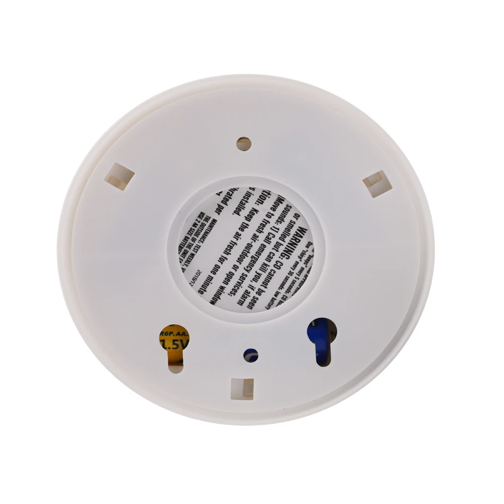 ЖК дисплей CO Сенсор работать один встроенный 85dB звук сирены независимых