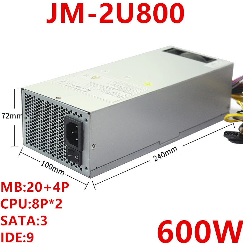 Новый оригинальный блок питания для JM 2U 600W Питание 2U800|Блоки компьютеров| |