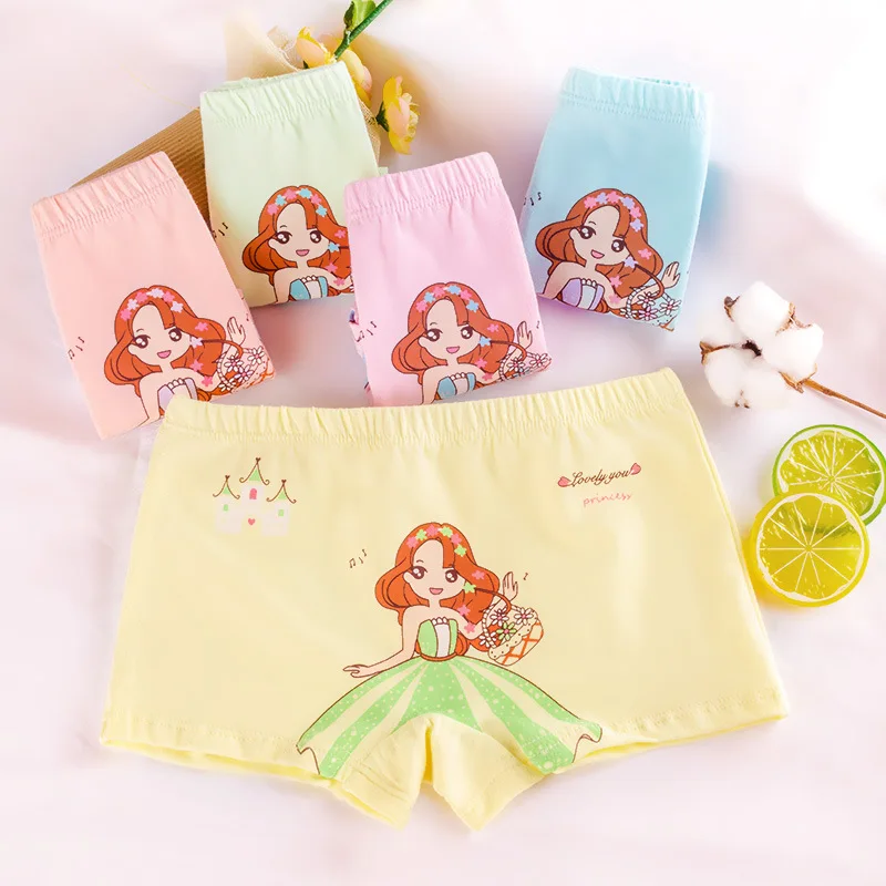 

Girl Underwear Child's Underwear Kids Panties Underpants Briefs short panties PN-G053-6P