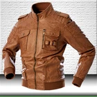 Куртка мужская из искусственной кожи, мотоциклетная куртка, новинка 2021, зимние куртки, пальто, кожаная мужская куртка с воротником-стойкой, пальто с флисовой подкладкой