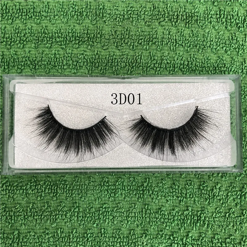 3D норковые Накладные ресницы природных тонкими пушистый пышный объем