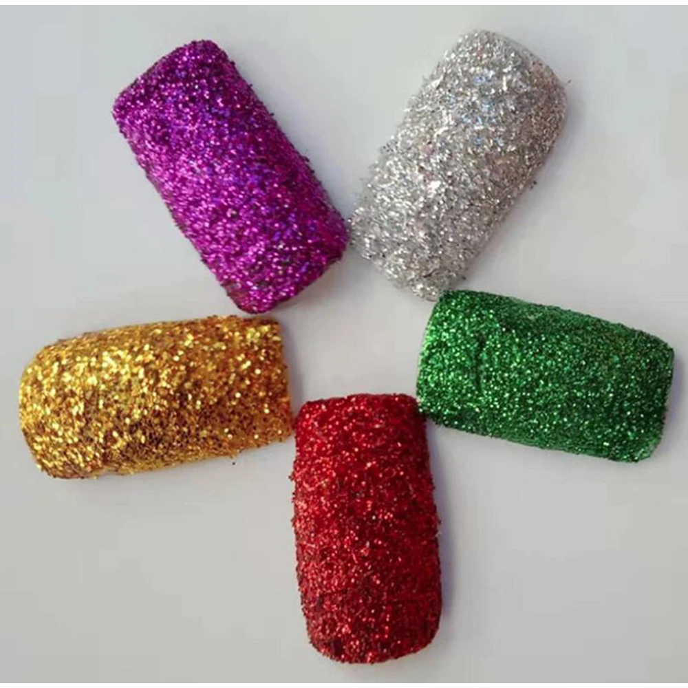 Пигмент для ногтей в 1 флаконе золотистого/серебристого цвета макияжа лица теней