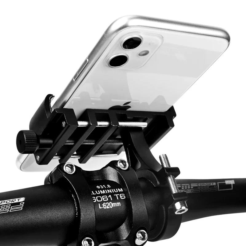 bicycle phone holder universal bike motorcycle handlebar clip stand mount cell phone holder bracket for iphone 11 pro max free global shipping