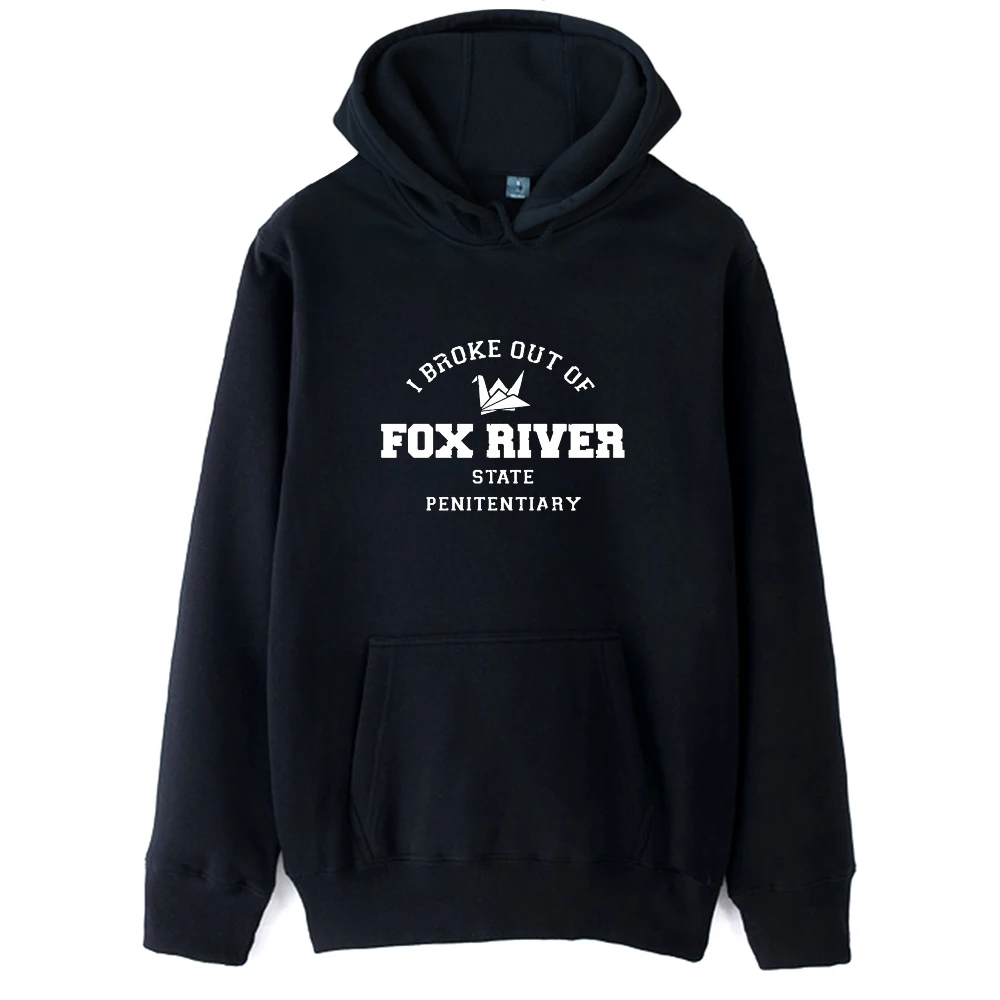 

Prison Break scofield fox river state Paper Crane EST 2005 Duck Swan Man Boys Autumn Winter Fleece Hoodies ZIIART