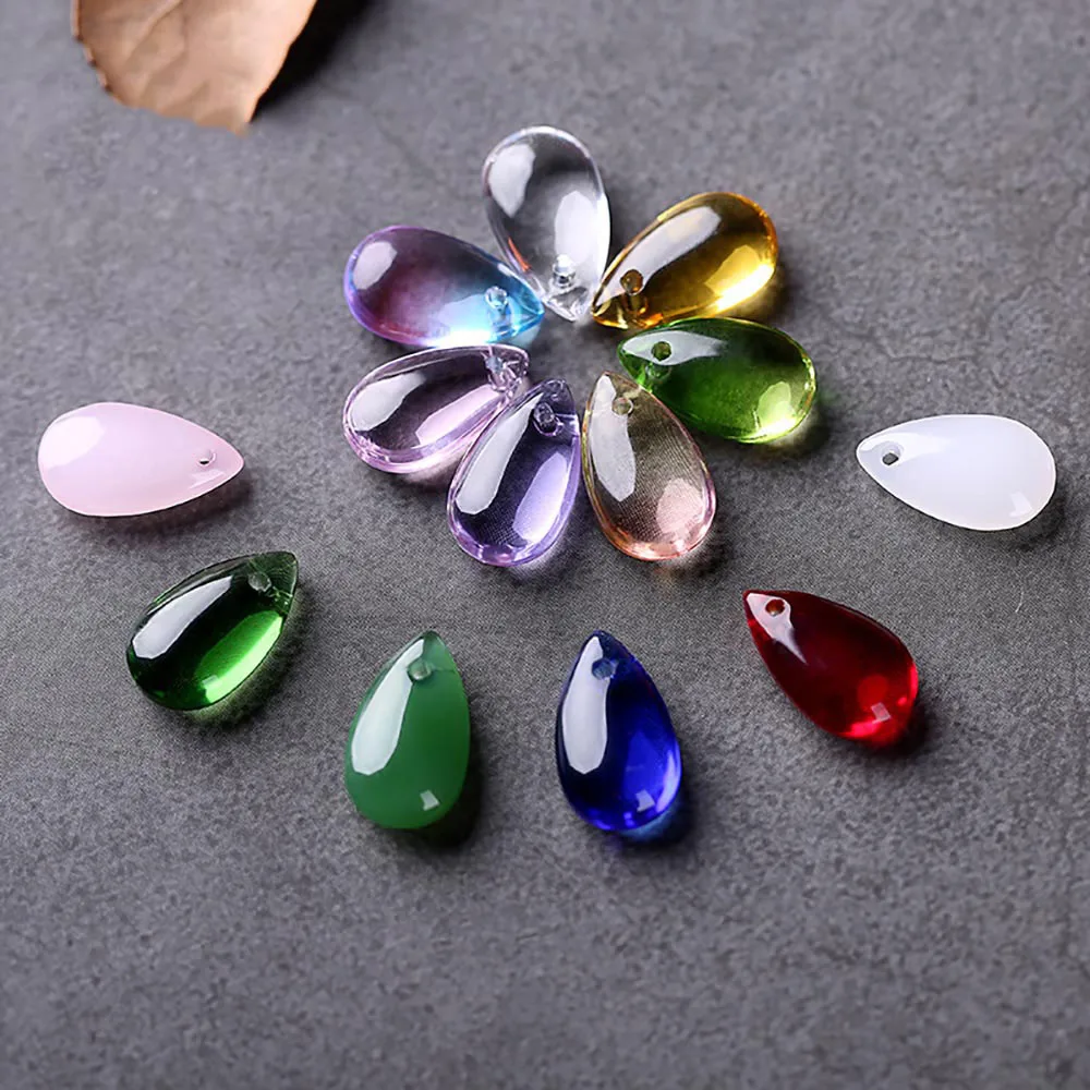 10 шт. 14х8 мм хрустальные подвески в виде капли воды элегантные бусина кабошон