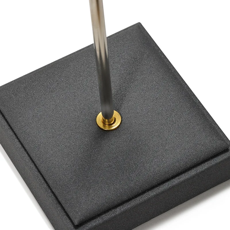 Caijing Leather Metal Jewelry Display Stand Ring Hanging Earring Necklace Jewelry Display Props Window Decoration Set