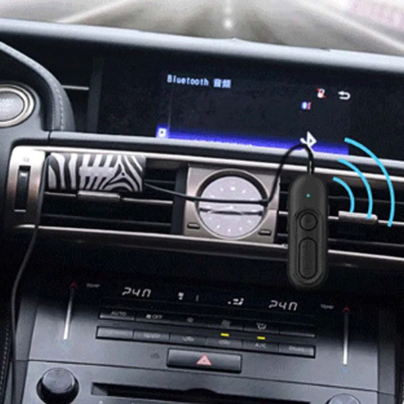 Нагрудный зажим Bluetooth гарнитура приемник спортивный Стерео Водонепроницаемый