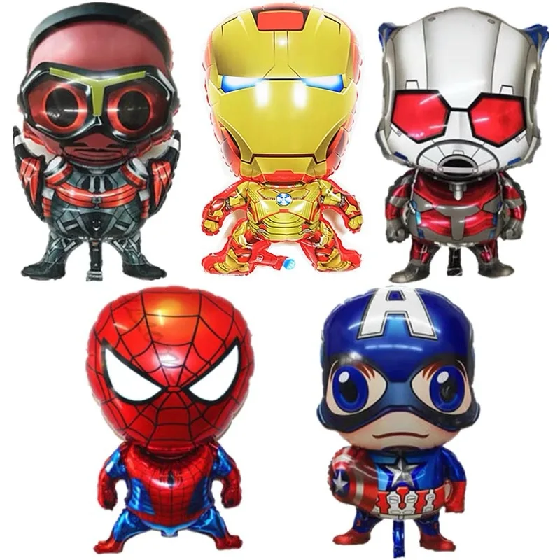 

Marvel Avengers Spider-Man Iron Man Aluminum Film Balloon Children's Birthday Party Party Christmas Children's Day Decoration