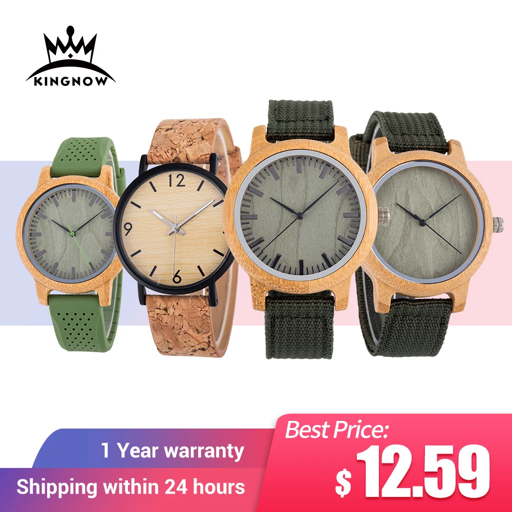 

KINGNOW Wooden Men's watches Quartz wristwatches For Man 2021 Style Luxury Wristwatches Male watch Gift Orologio Uomo