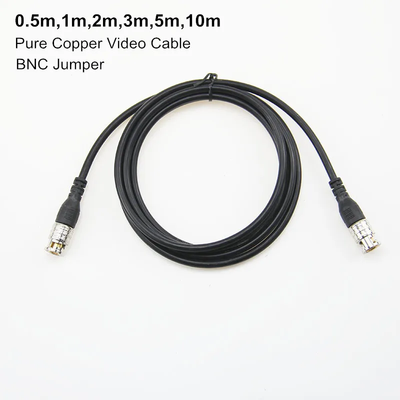 

Видеокабель для мониторинга 0,5 м, 1 м, 2 м, 3 м, 5 м, 10 м, BNC jumper Q9, кабель для готовой линии камеры, фотокабель, безкислородный медный сердечник