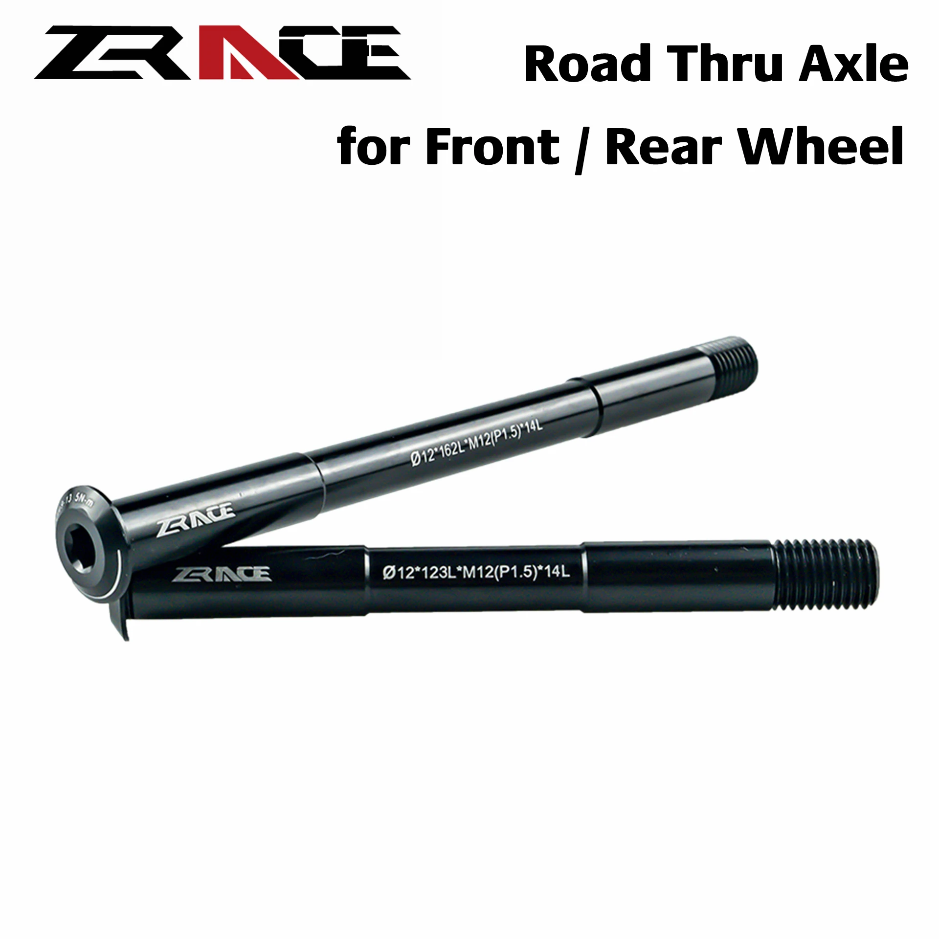 ZRACE втулка для дорожного велосипеда Thru Axle переднего/заднего колеса 12x100 / 12x135