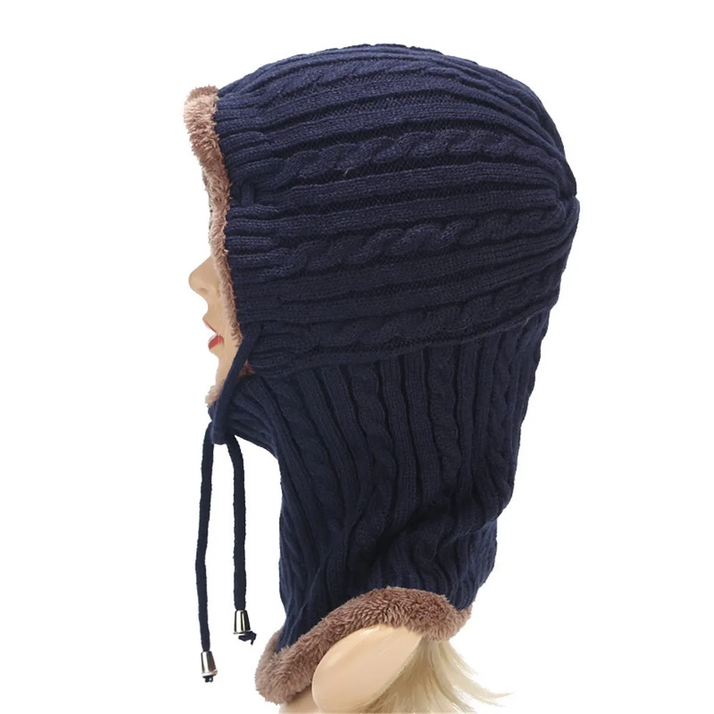 Унисекс флис капюшон шапка зимняя шапочка Лыжная снежная Снуд шарф теплый зимне