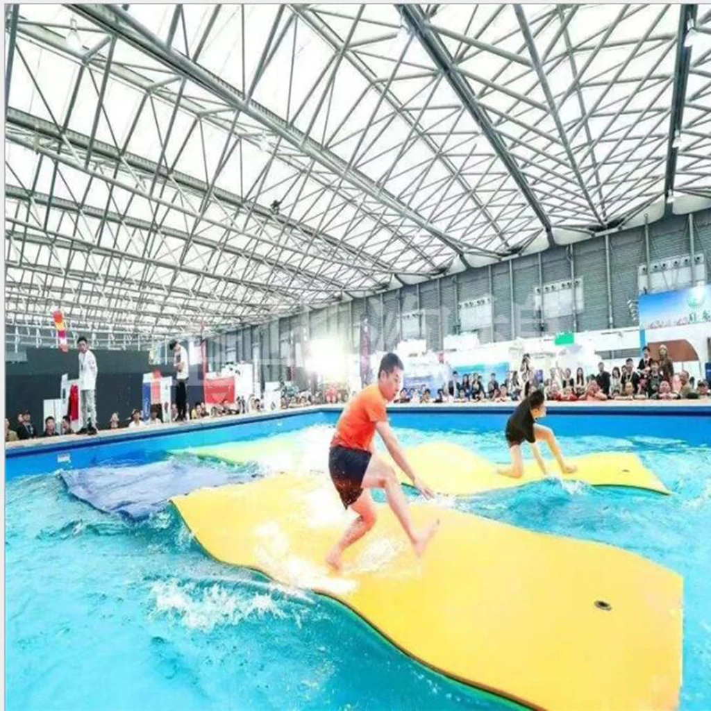 

180x55cm Durable Water Float Mat Weatherproof High Density Swim Pool River 2-Layer Foam Floating Pad Blanket