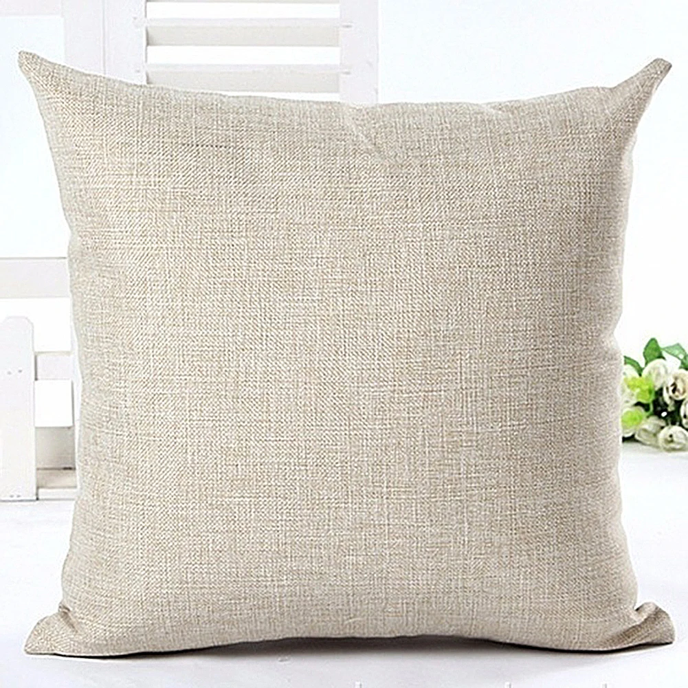 Vintage American Map Route 66 Pattern Breathable Linen Pillow Case Removable Cushion Cover Sofa Bed Car Decor | Дом и сад