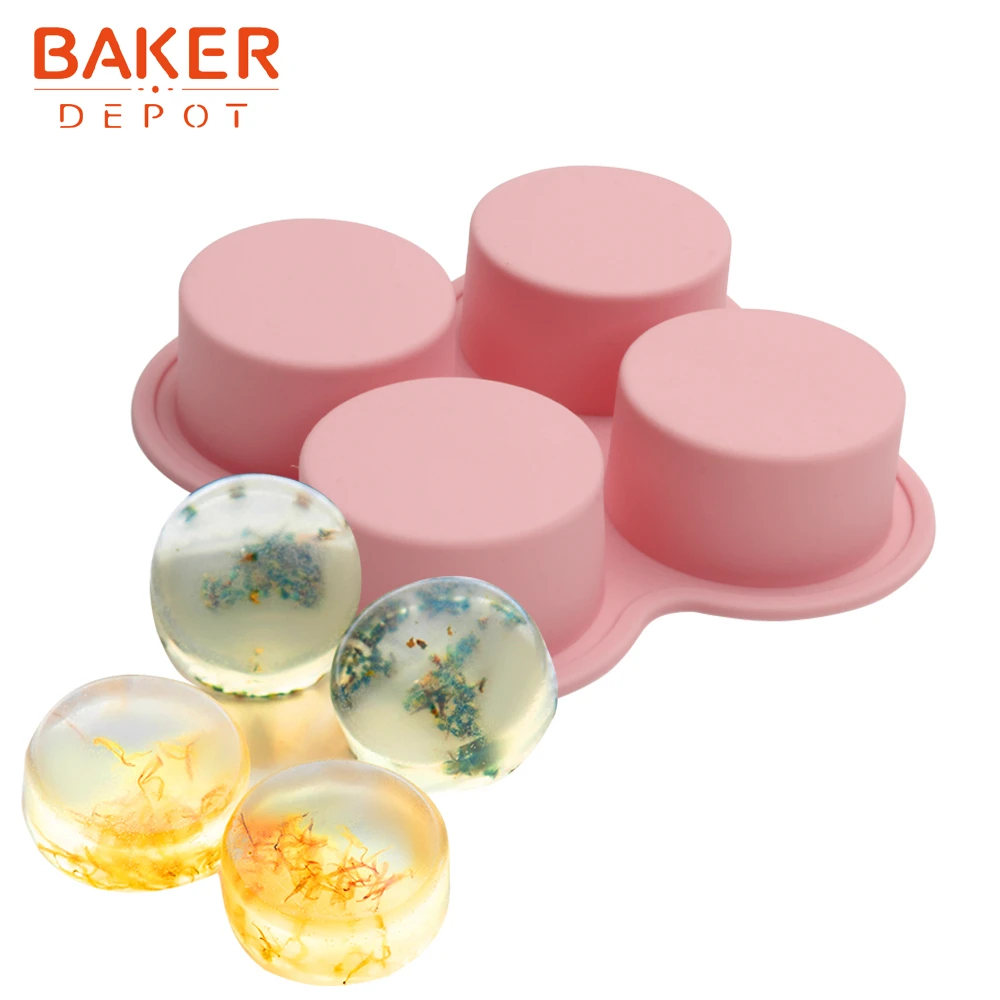 BAKER DEPOT круглая силиконовая форма для торта кондитерских изделий сделай сам мыло
