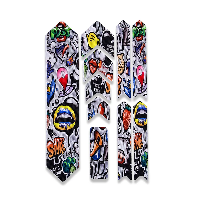 Наклейка на раму горного велосипеда устойчивая к царапинам противоскользящая