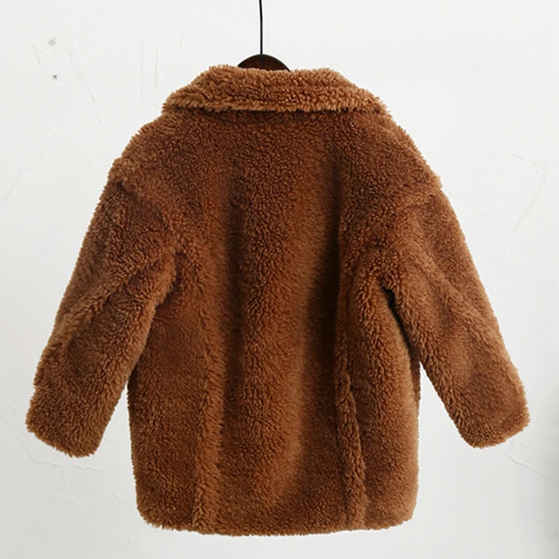 

Winter Baby Girl Jacket Plus Faux Fur Warm Little Girl Outerwear Coat cotton 1-12 Years girls Casual Outwear