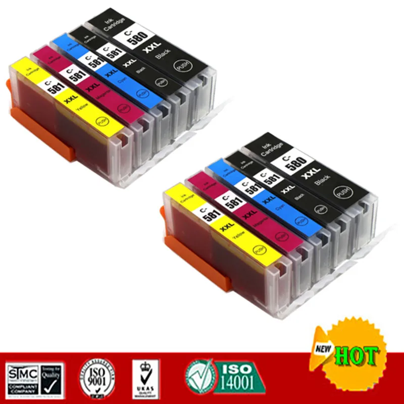 

Compatible Ink cartridge for PGI580 CLI581 PGI-580 CLI-581 suit for Canon PIXMA TS8150 TS8151 TS8152 TS9150 TS9155 etc.