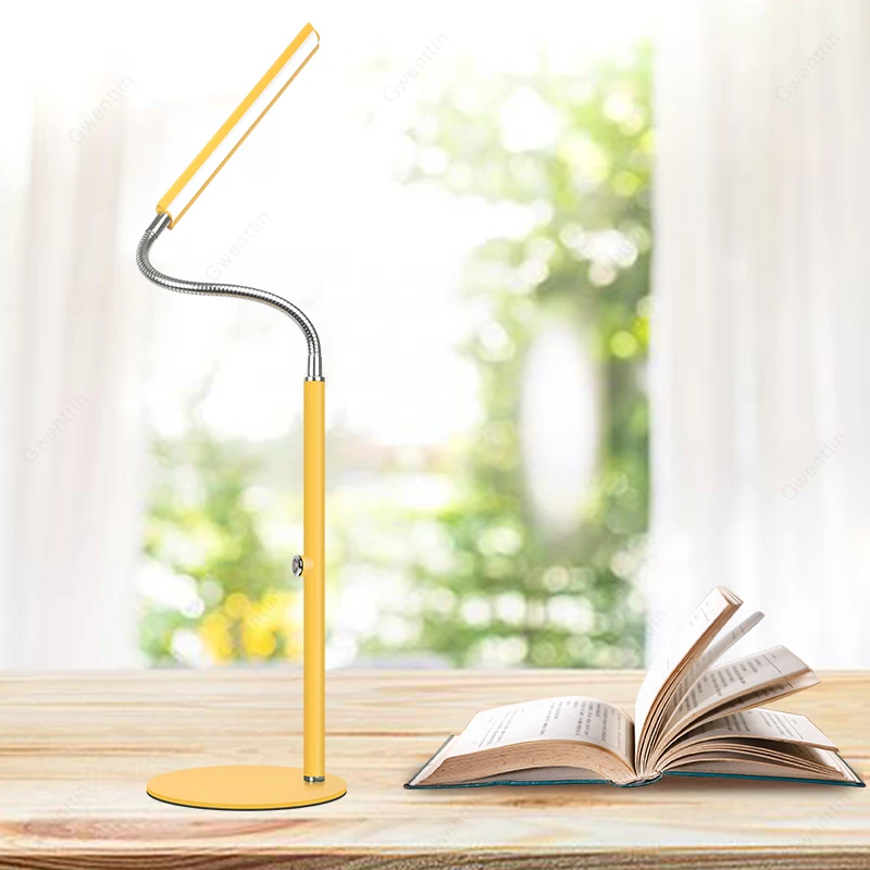 Macaron Adjustable Led Table Lamps for Living Room Modern Desk Lamp Bedroom Standing Light Fixtures Study Home Lighting Decor | Лампы и