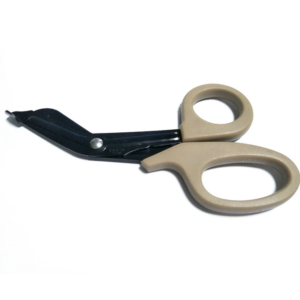 

1pc Stainless Steel Gear Rescue Scissor Trauma Gauze Emergency First Aid Shears Outdoor Paramedic Bandage Outdoor Hand Tools