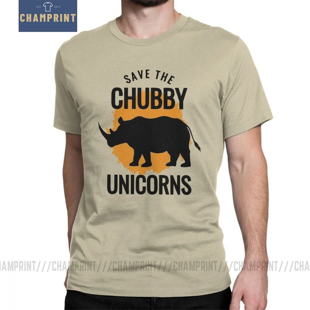 Мужская Винтажная футболка с короткими рукавами Save The Chubby из чистого хлопка