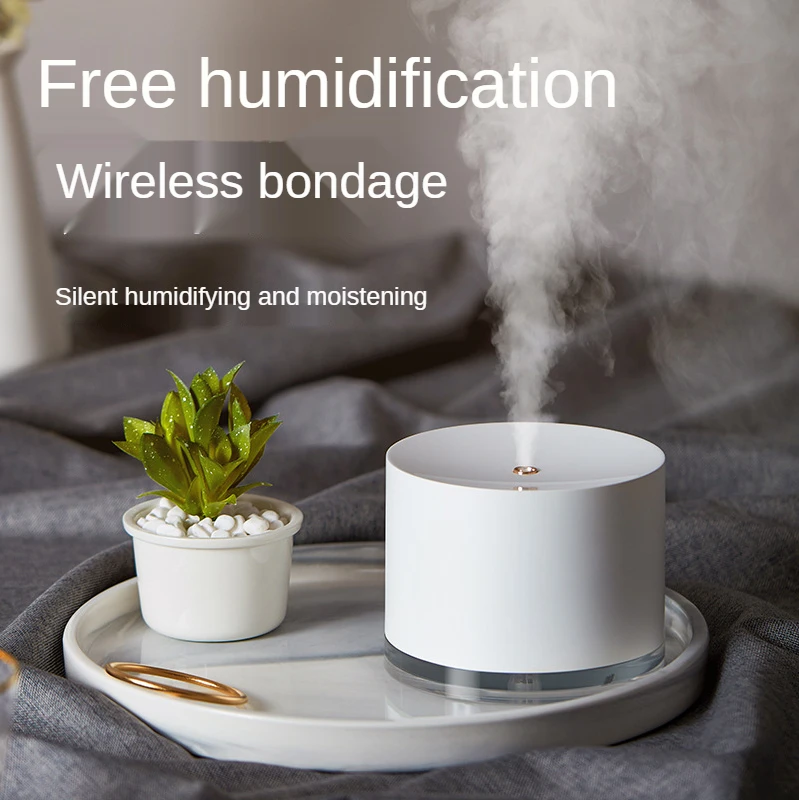 Large capacity usb humidifier home bedroom air conditioning aromatherapy office fog humidifier nano mist sprayer santitizer bear 220v heat sterilization of household air conditioning humidifier fog intelligent office air mass mute