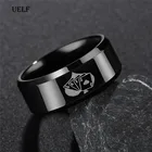 Uelf трендовые пики покерное Кольцо мужское кольцо из нержавеющей стали черные пики покерное кольцо оптом anel