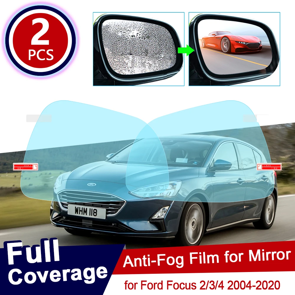 Для Ford Focus 2 3 4 2004 ~ 2019 полное покрытие анти туман фильм Зеркало заднего вида