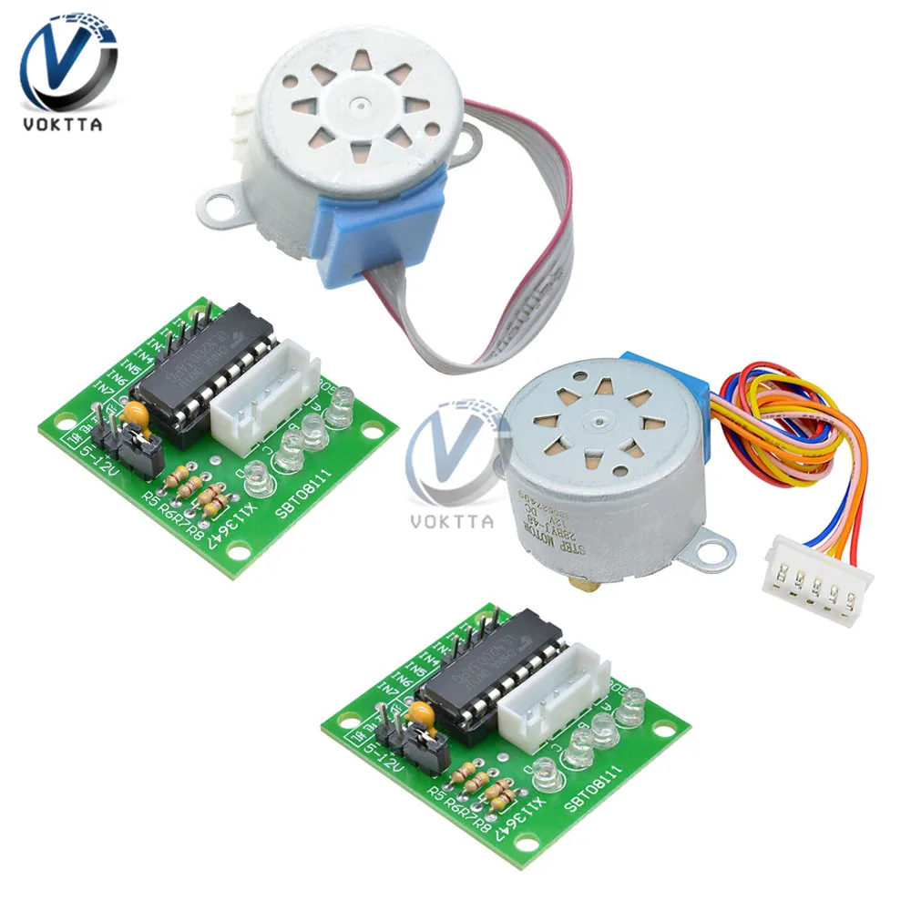 Модуль платы драйвера ULN2003 с редуктором 28BYJ 48 5 В/12 В для Arduino сделай сам|Шаговый