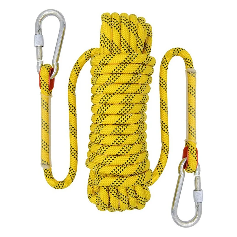 

20 м верёвка для скалолазания на открытом воздухе диаметр 12 мм аксессуары для туризма на открытом воздухе высокопрочная веревка для безопас...