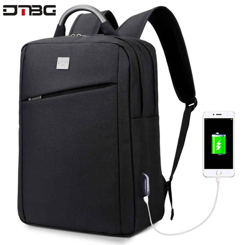 DTBG рюкзак с защитой от кражи USB 15 6 для ноутбука Многофункциональный