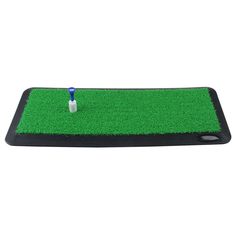 

46X20cm Hitting Mat Rubber Training Equipment Golf Mat Residential Practice Grass Putting Mats Portable For Chipping