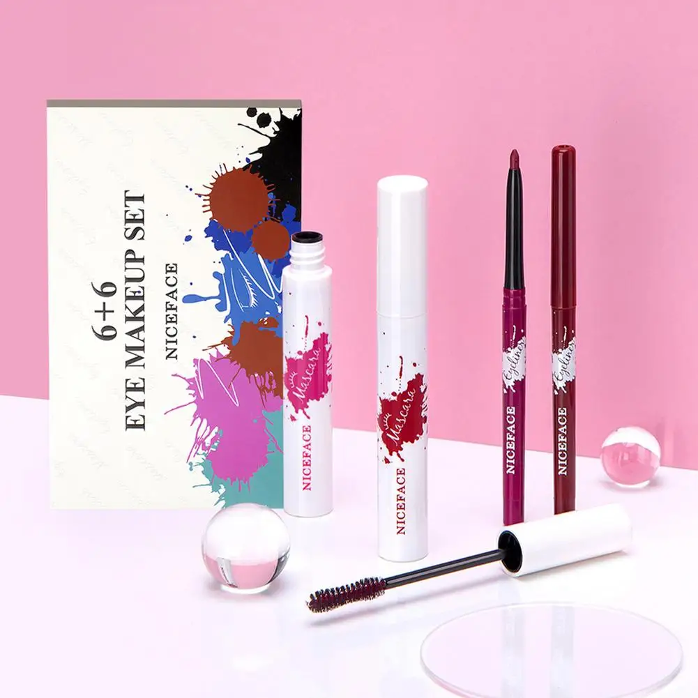 

Eyeliner & Mascara Set Waterproof Eyeliner Pencils and Mascara