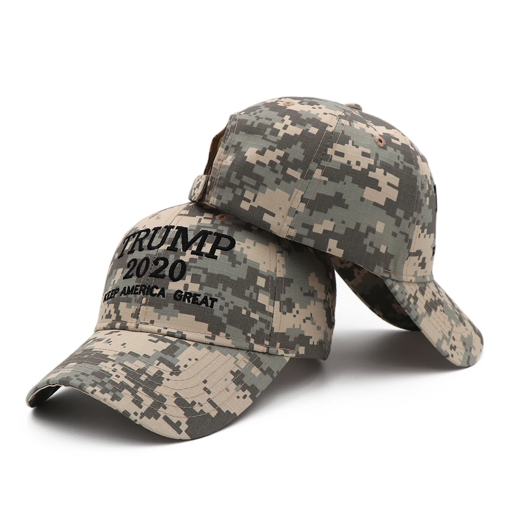 T10-ACU Дональд Трамп кепки США бейсболка s Keep America Great Snapback President Hat 2D Вышивка CP ACU Прямая - Цвет: T10-ACU