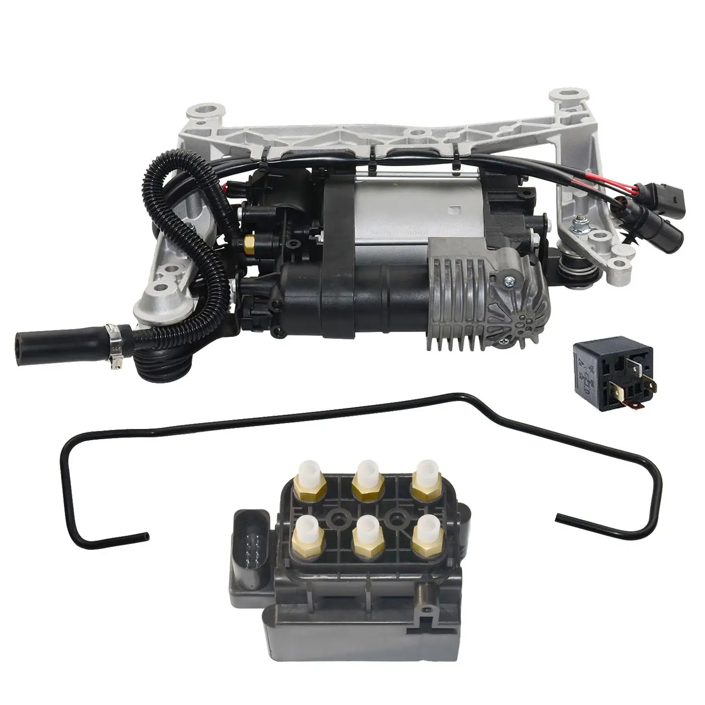 

AP01 7P0698007 Air Suspension Compressor & Valve Block Kit FOR VW Touareg Porsche Cayenne 2011-2018 7P0616006 95835890100