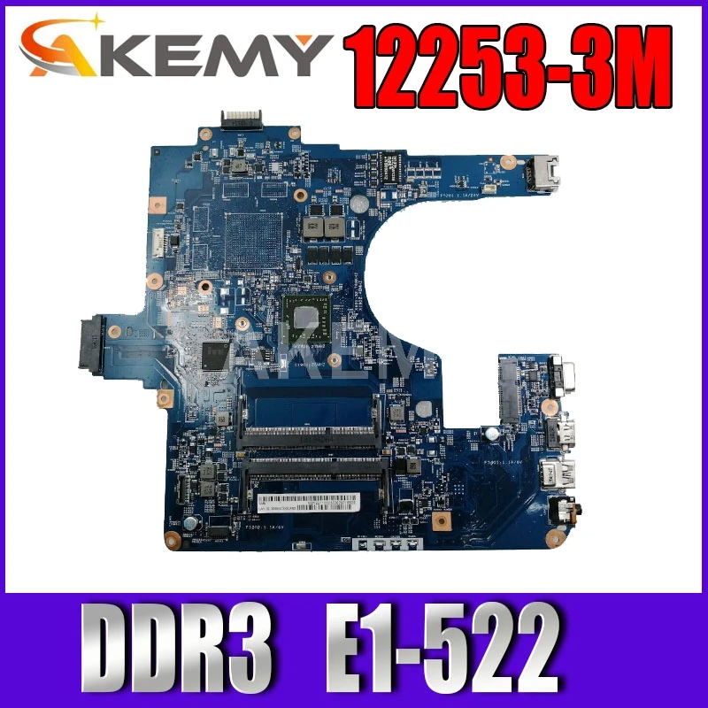 

Akemy For Acer aspire E1-522 NE522 Laptop Motherboard DDR3 NBM811100N EG50-KB MB 12253-3M 48.4ZK14.03M MAIN BOARD