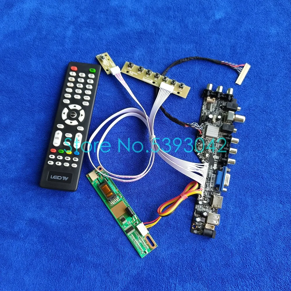 

Fit LTN154AT07-F01/F02/F03/G01/H01/J01/L01/N01/T01/W01 USB 1280*800 LVDS 1CCFL Digital DVB 30-Pin 3663 Controller Board Kit