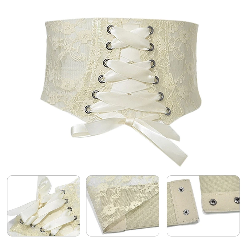 

Готический тонкий кружевной ажурный топ K3NF, женский кружевной ажурный топ в елочку, туника с ажурным карманом, корсет на шнуровке